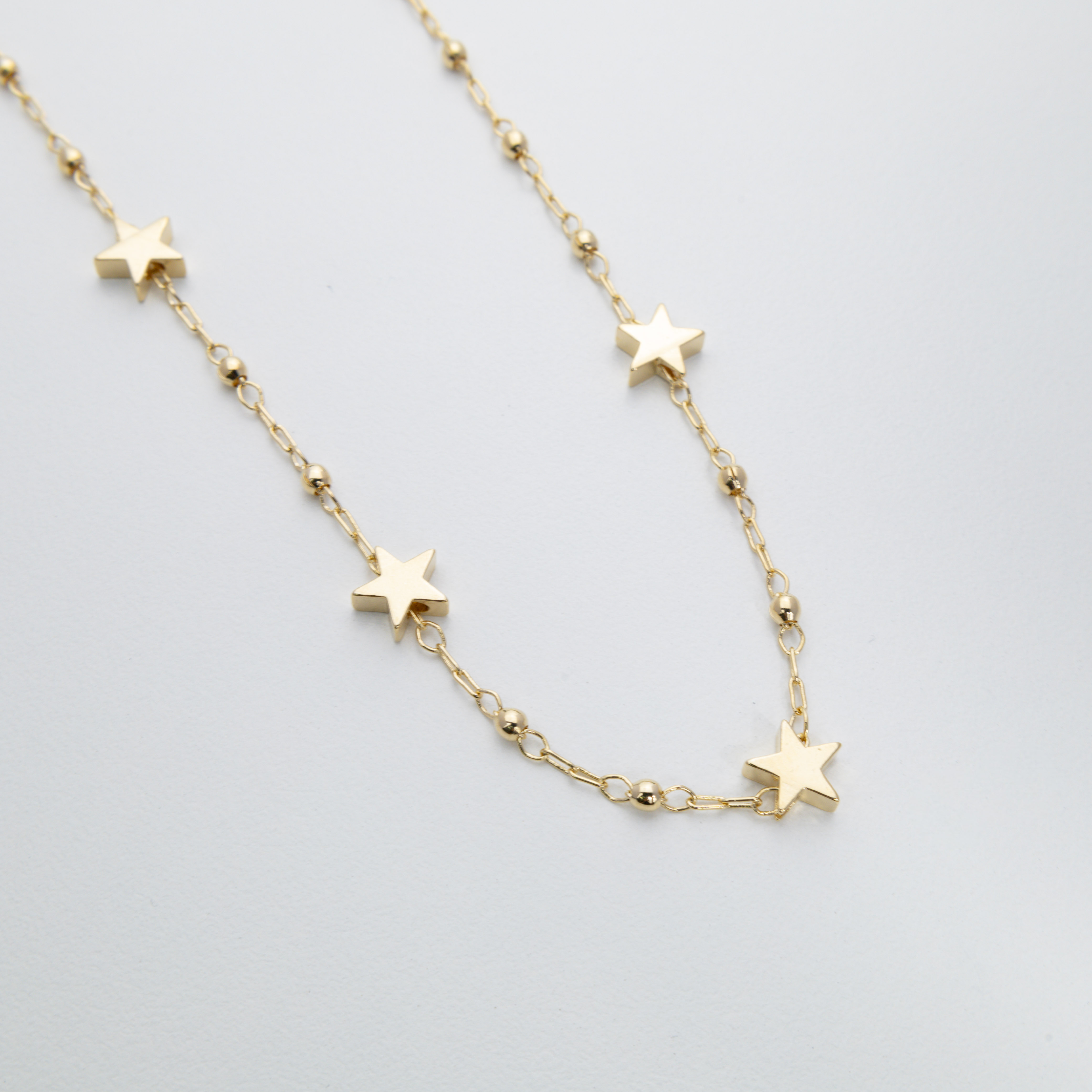 18283 Star Spacer Chain #456 40cm